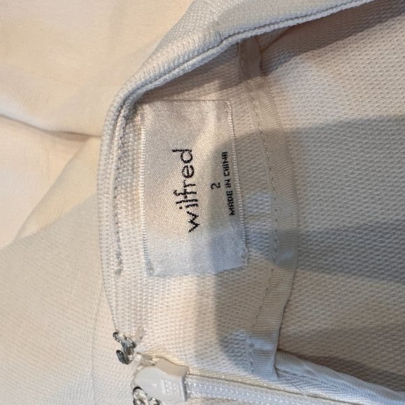 Wilfred Écoulement V Jumpsuit Tie-waist V-neck jumpsuit size 2 white - Picture 3 of 6